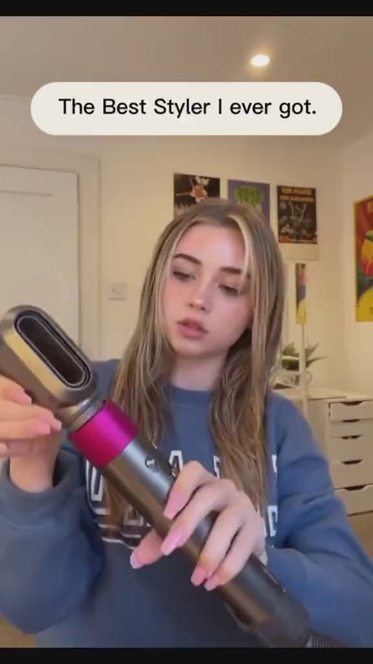 5-in-1 Hair Styler – Curl, Wave, Straighten &amp; Volumize with One Tool!